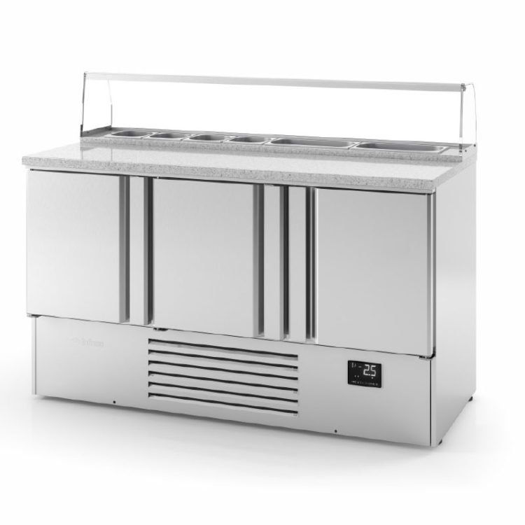 Mesa refrigerada para ensaladas Serie GN11 700 ME 1003 PIZZA 750x750