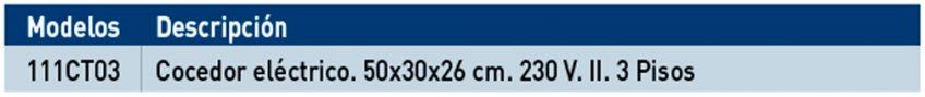 Cocedor eléctrico