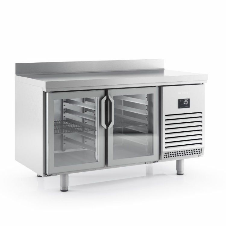 Mesa refrigerada con puertas de cristal Serie 700 GN 11 BMGN 1470 CR 750x750