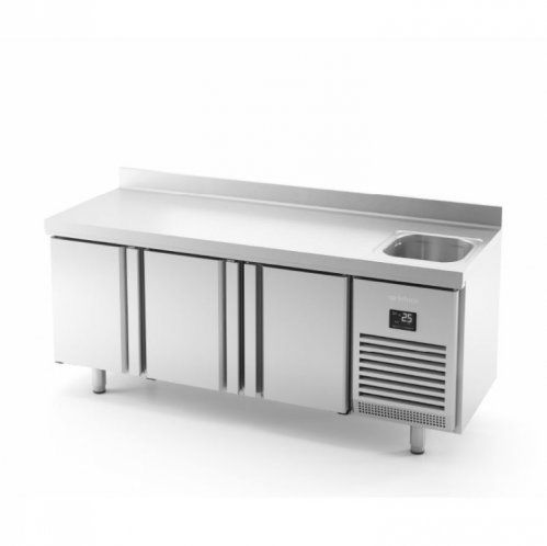 Mesa refrigerada con fregadero Serie 700 GN 11 BMGN 1960 F 750x748